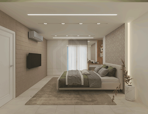 طراحی اتاق خواب مستر به سبک مدرن در شیراز