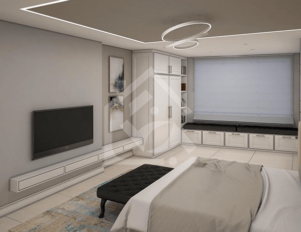 طراحی اتاق خواب با ایده جدید شیراز